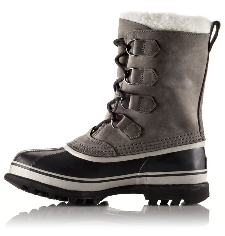 Womens Snow Boots Grey/Black - Sorel Caribou® Low - 432806-CEL